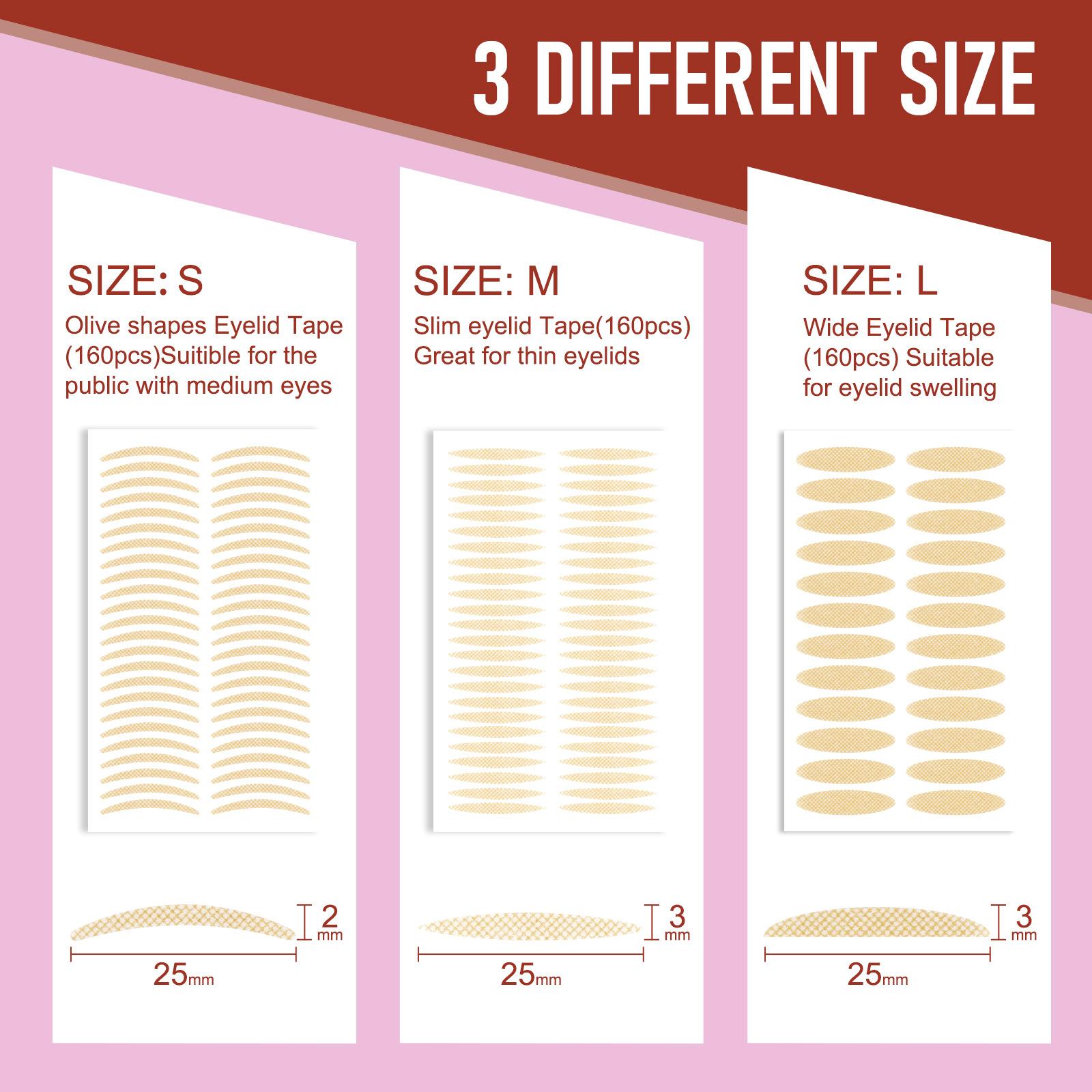 elaimei double eyelid stickers matte lace lightweight natural seamless super invisible long-lasting water spray self-adhesive beauty eye pad details Picture