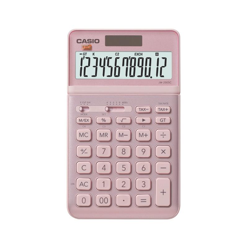 casio jw-200sc calculator office solar pink cute computer computer Item Picture