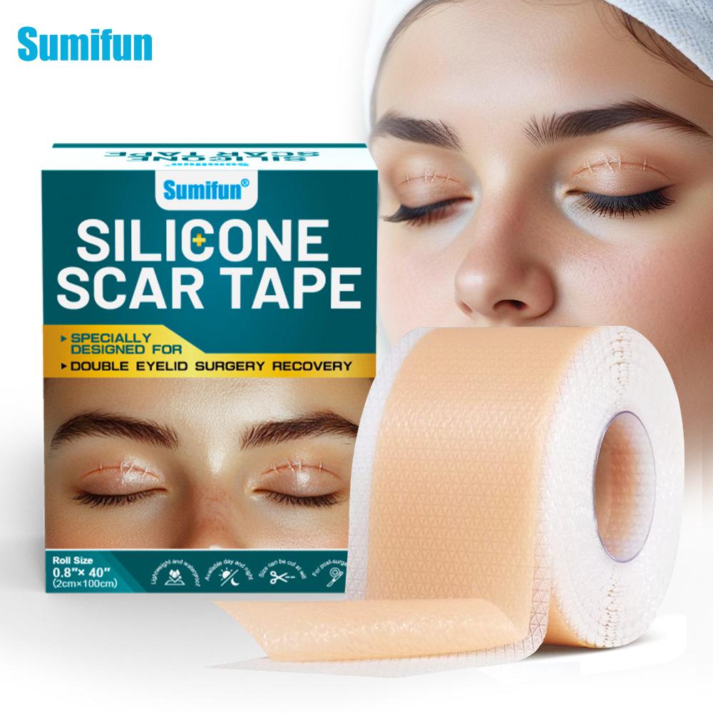 sumifun cross-border amazon double eyelid surgery scar paster nursing adhesive bandage 2 * 100cm v10002 full figure