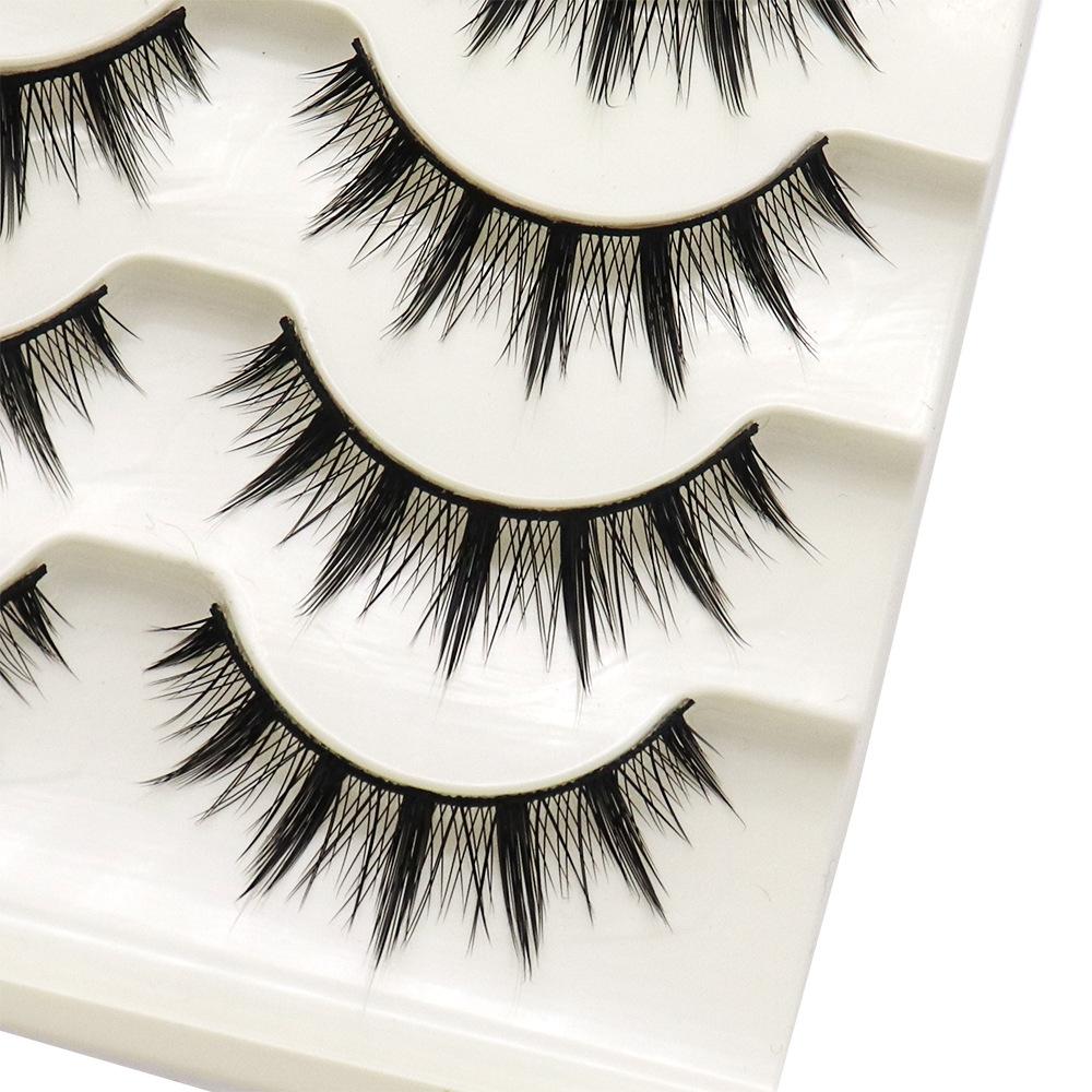 three-branch color r9 swollen eye bubble support double eyelid european and american thick upper mirror internet celebrity little devil hard black stem whole false eyelashes Application Scenario