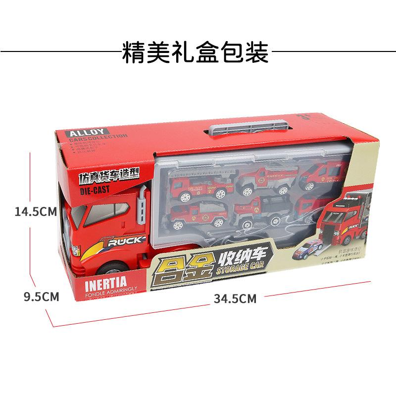 cross-border children's portable storage container truck alloy toy engineering vehicle suit 0-6 years old boy car toy Application Scenario
