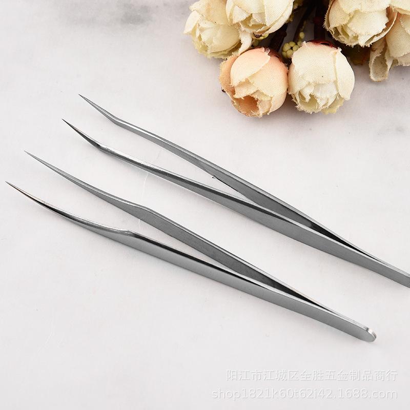 eyelash tweezers silver false eyelashes stainless steel eyebrow clip dual-use double eyelid sticker clip Application Scenario