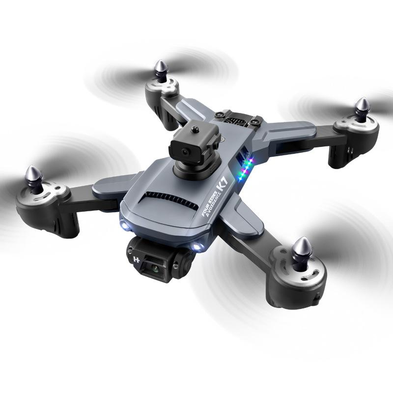 K7 HD Electrical Adjustment Drone for Aerial Photography Optical Flow Positioning Long Endurance Four-Axis Aircraft Telecontrolled Toy Aircraft Live Broadcast Item Picture