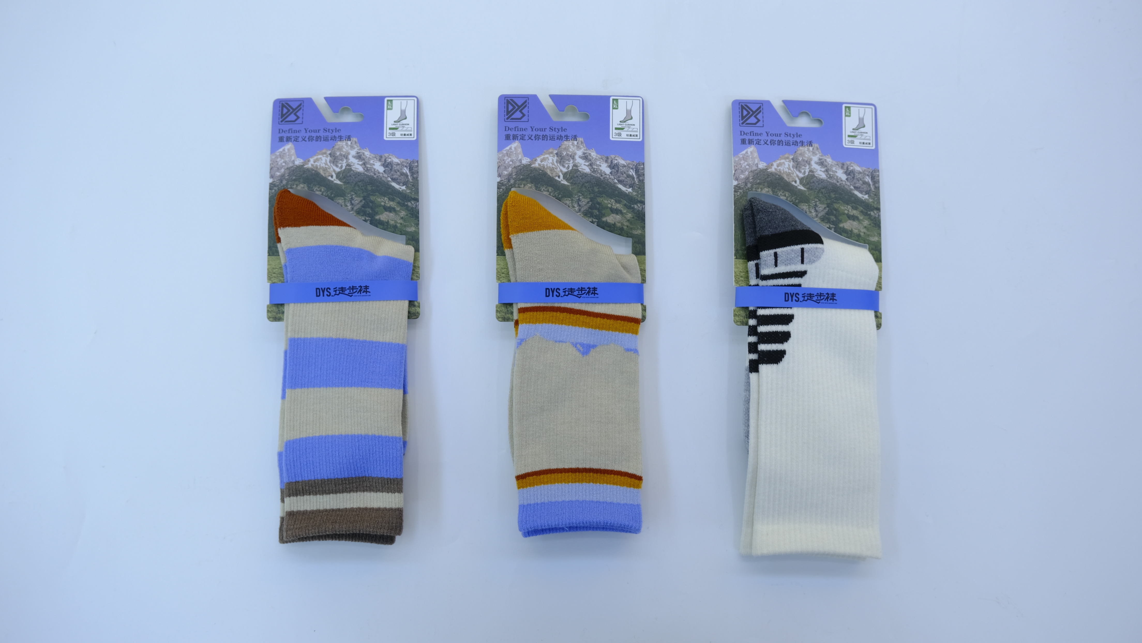 Dys Jacquard Wool Hiking Socks Application Scenario