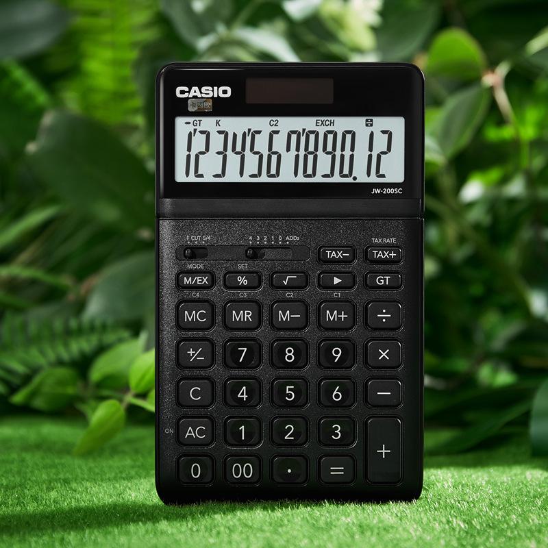 casio jw-200sc calculator office solar pink cute computer computer Application Scenario