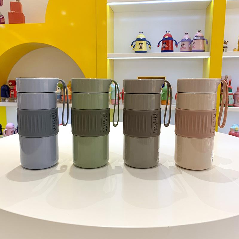 creative simple dior vacuum cup 304 stainless steel water cup 400ml large capacity handheld cup sports portable cup