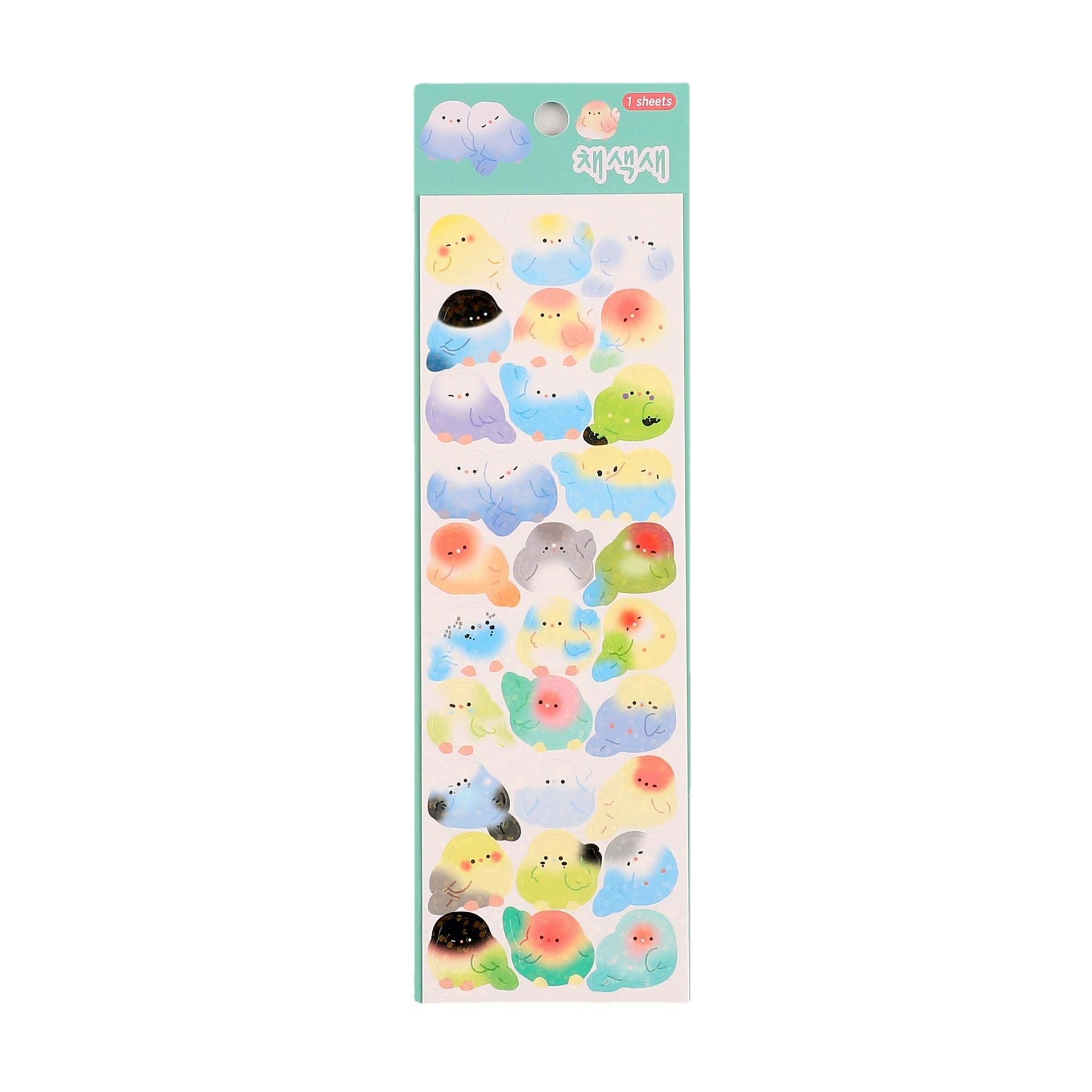 yueshen home pet collection strict player account stickers pvc waterproof cartoon stickers korean style notebook goka material wholesale Item Picture