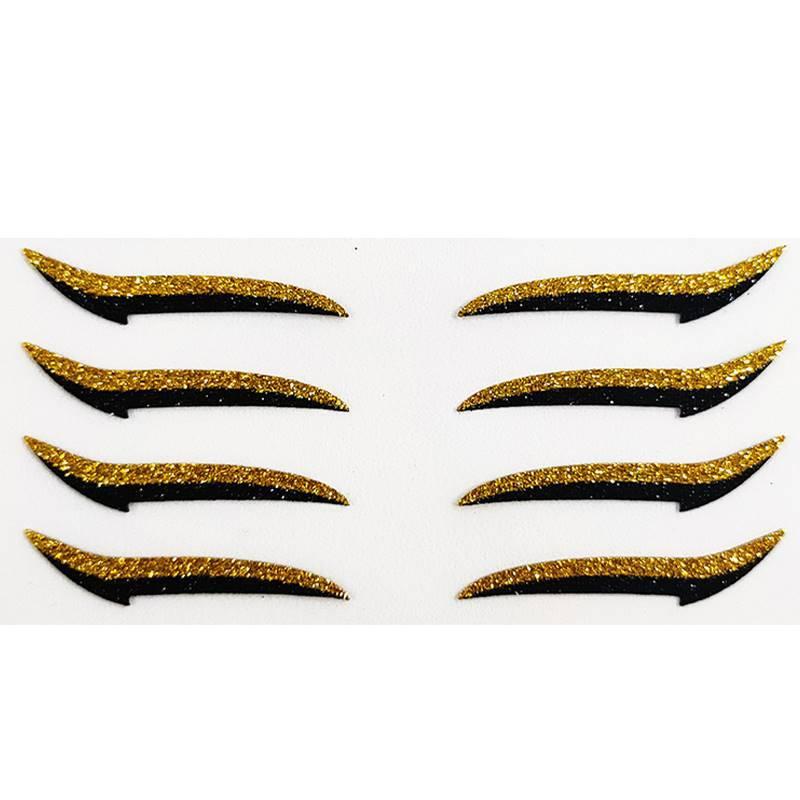 eyeshadow stickers earth color daily natural color eyeliner stickers european and american extremely fine double eyelid stickers children's stage makeup party Item Picture
