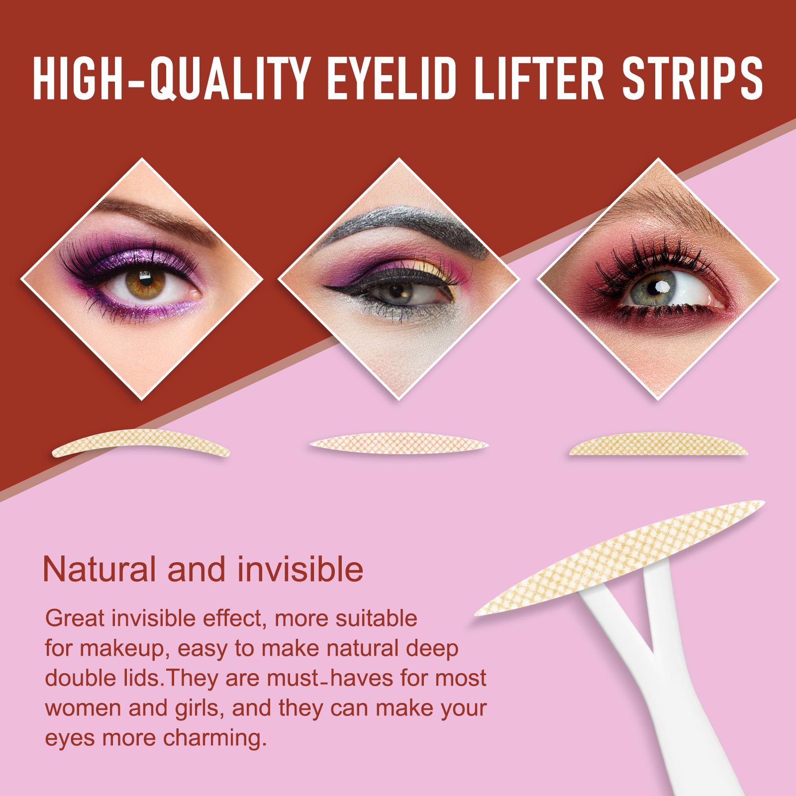 elaimei double eyelid stickers matte lace lightweight natural seamless super invisible long-lasting water spray self-adhesive beauty eye pad Application Scenario