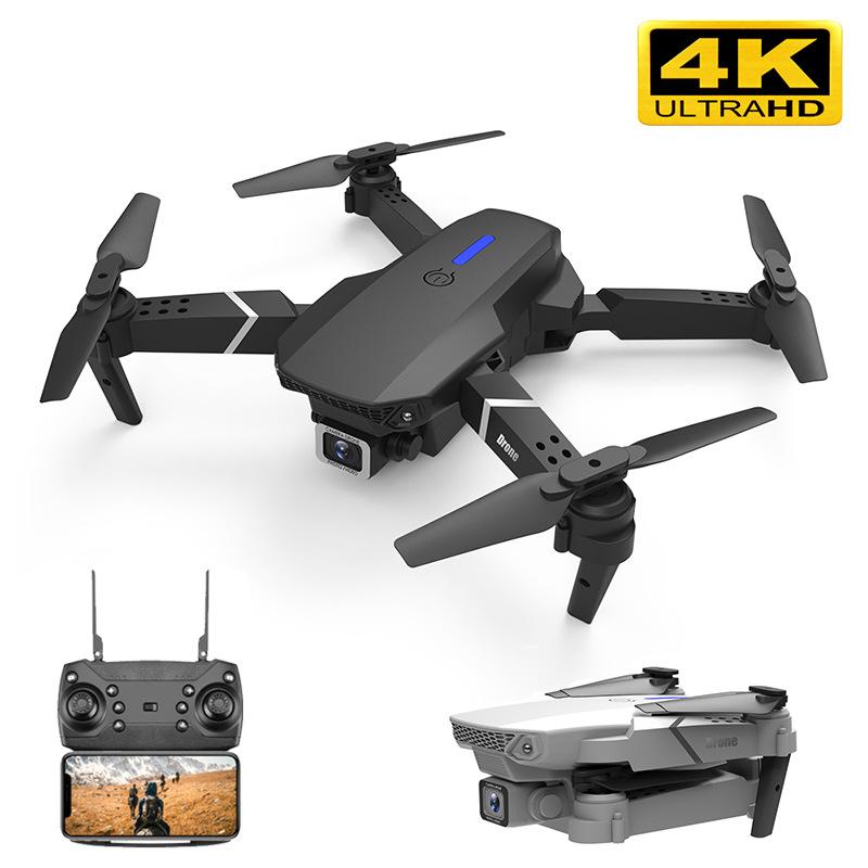 e88 uav aerial photography hd 4k dual camera four-axis aircraft folding remote control aircraft cross-border drone details Picture