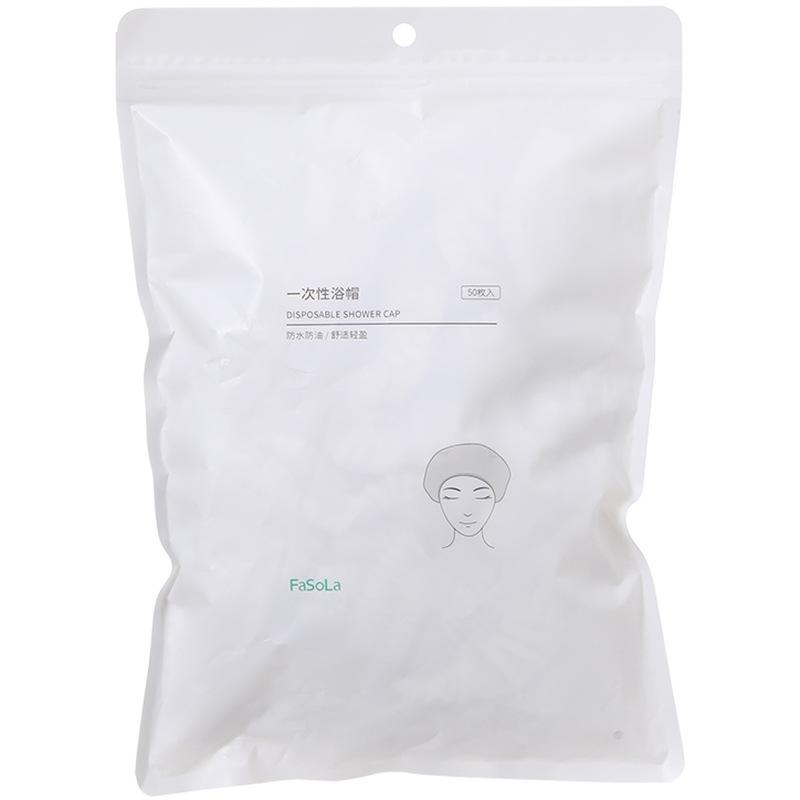japanese disposable shower cap women's waterproof household bath thickening hat hair mask hair treatment hair dye headgear Item Picture