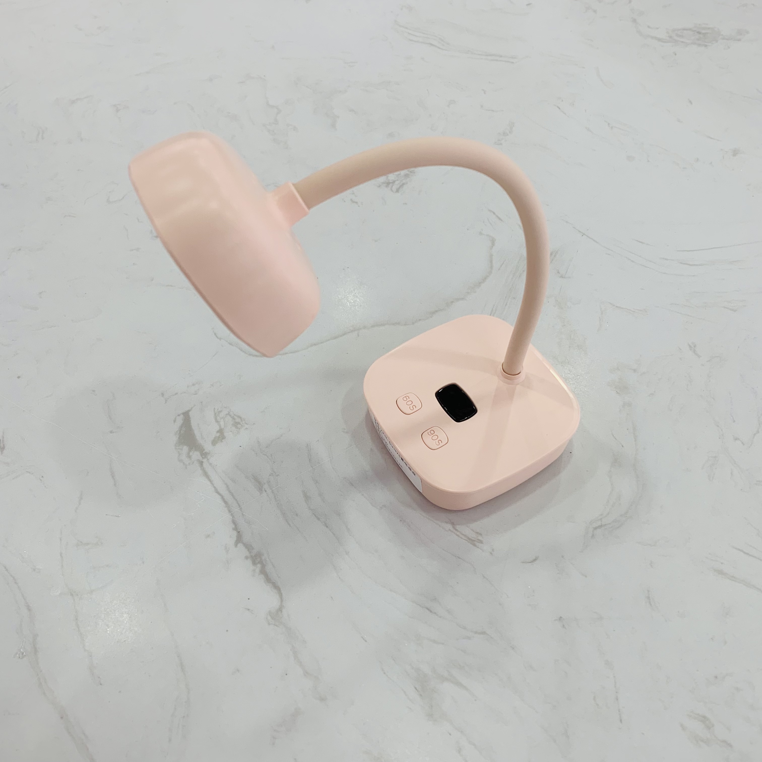 New battery-powered nail sticker nail lamp, automatic sensing portable desk lamp, 12W nail baking lamp Item Picture