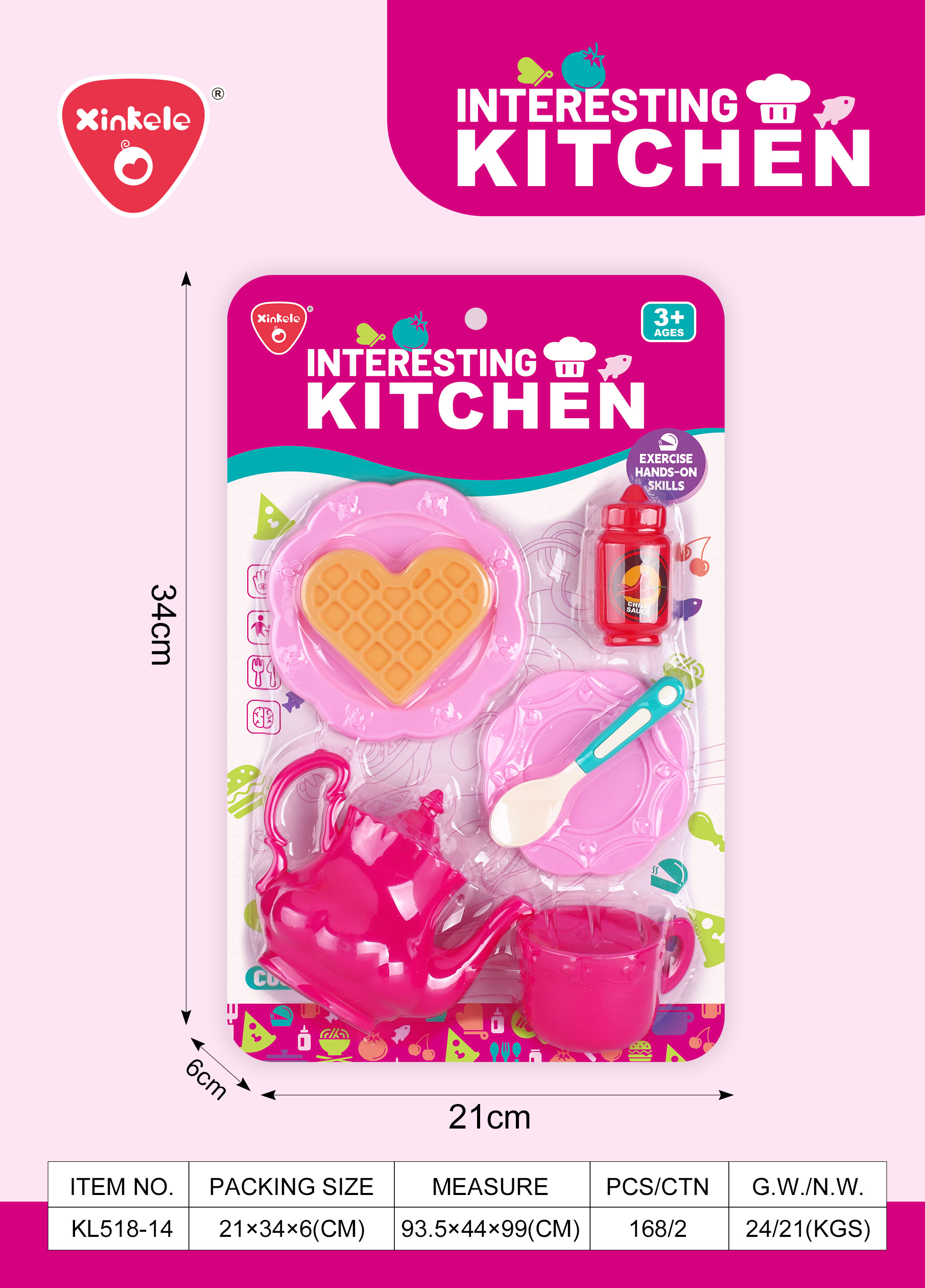 Cookies, pastries, tea sets, suction board toys, educational toys, house playing toys (suction board) Specification image
