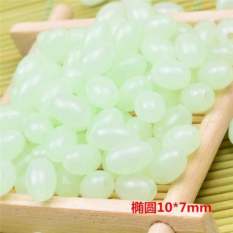 fishnet accessories luminous beads scattered batch scattered beads diy handmade fishing space beam beads color changing luminous pearl fluorescent beads 10mm Specification drawing