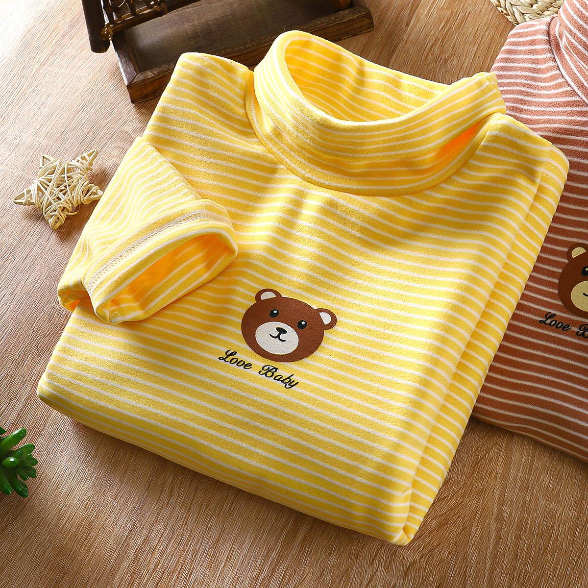 new children's sweater autumn children's single blouse boy's hoody girls' sweater dralon striped t-shirt Specification drawing