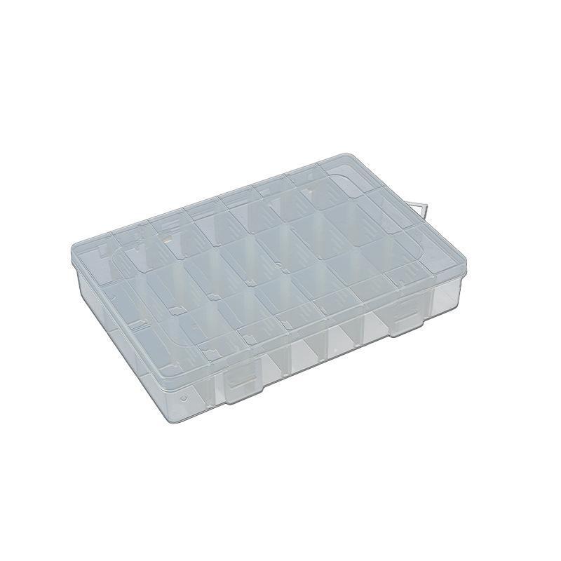 24 grid detachable covered plastic sample display jewelry jewelry rhinestone components medicine fishing gear fishhook storage box Item Picture
