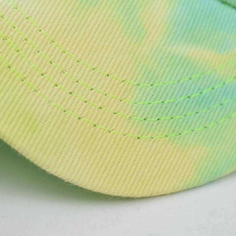 Foreign Trade Chinese Style Tie-Dye Hat European and American Ladies Topless Hat Sun Protection Sun Hat Cap with Hair Extensions Baseball Cap Application Scenario