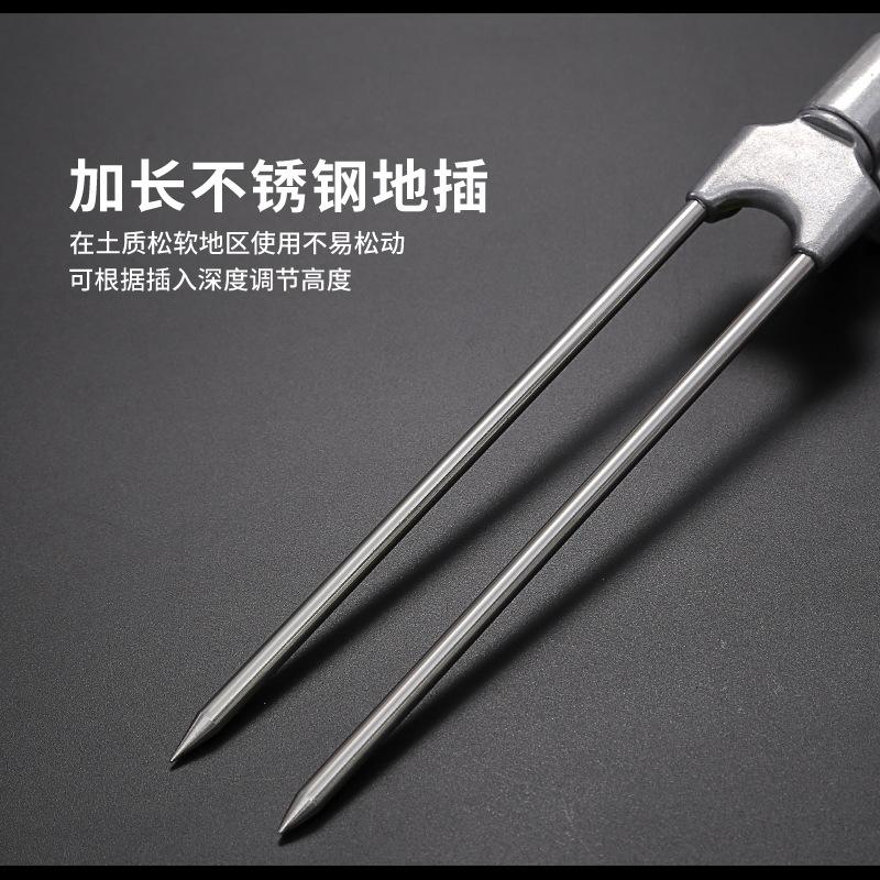 micano universal plug ground rack stainless steel turret rack ground socket fishing rod bracket rod holder bracket floor outlet Specification drawing