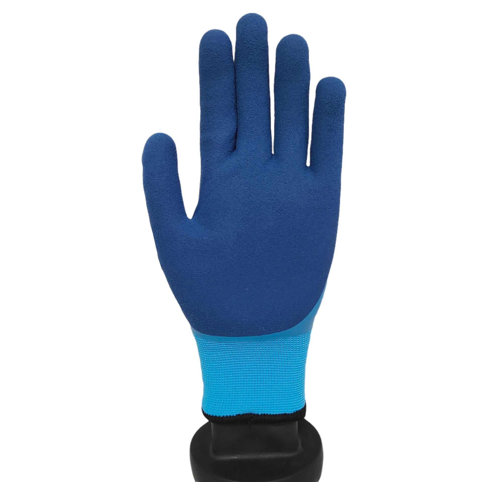 minus 35 degrees winter fleece-lined thick waterproof warm-keeping and cold-proof fishing riding cashmere impregnated protective gloves Item Picture