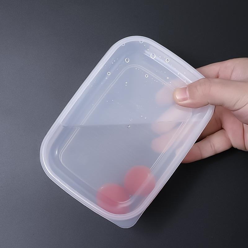 Square Japan Imported Plastic Crisper Refrigerator Food Sealed Box Storage Box Fruit Container Freezing Storage Box Application Scenario