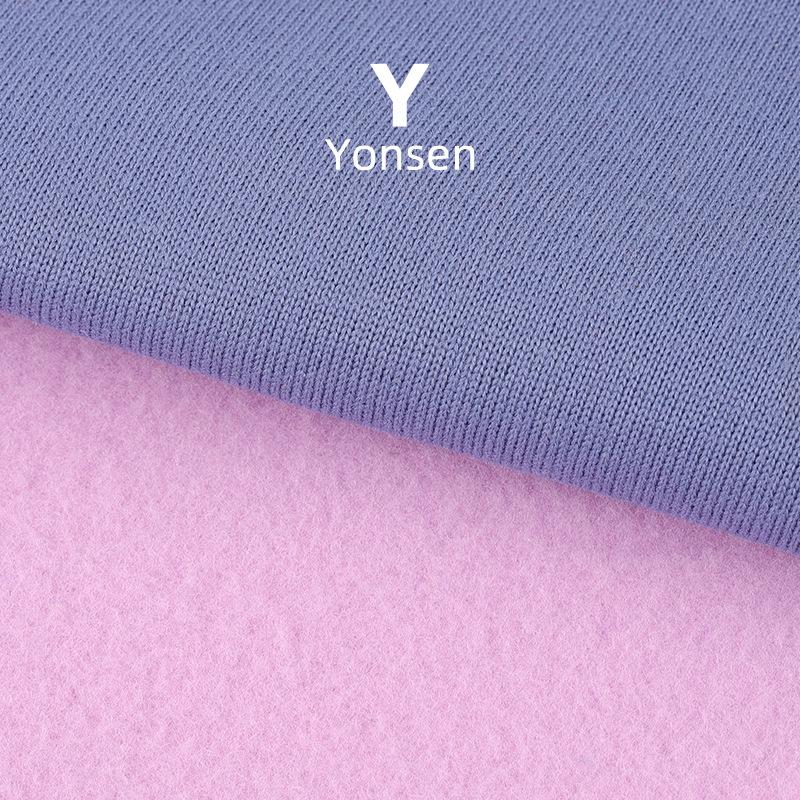 190G Polyester Japan Large Hoody Terry Fabric Single-Sided Fleece Warm Coat Workout Clothes Sweater Knitted Fabric Specification drawing