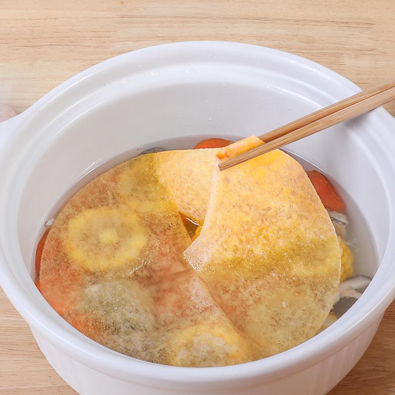 Japanese Imported Soup Oil-Absorbing Sheets Oil Absorbing Film Soup Oil Floating Foam Kitchen Grease Absorbent Cotton Food Oil-Filtering Paper details Picture
