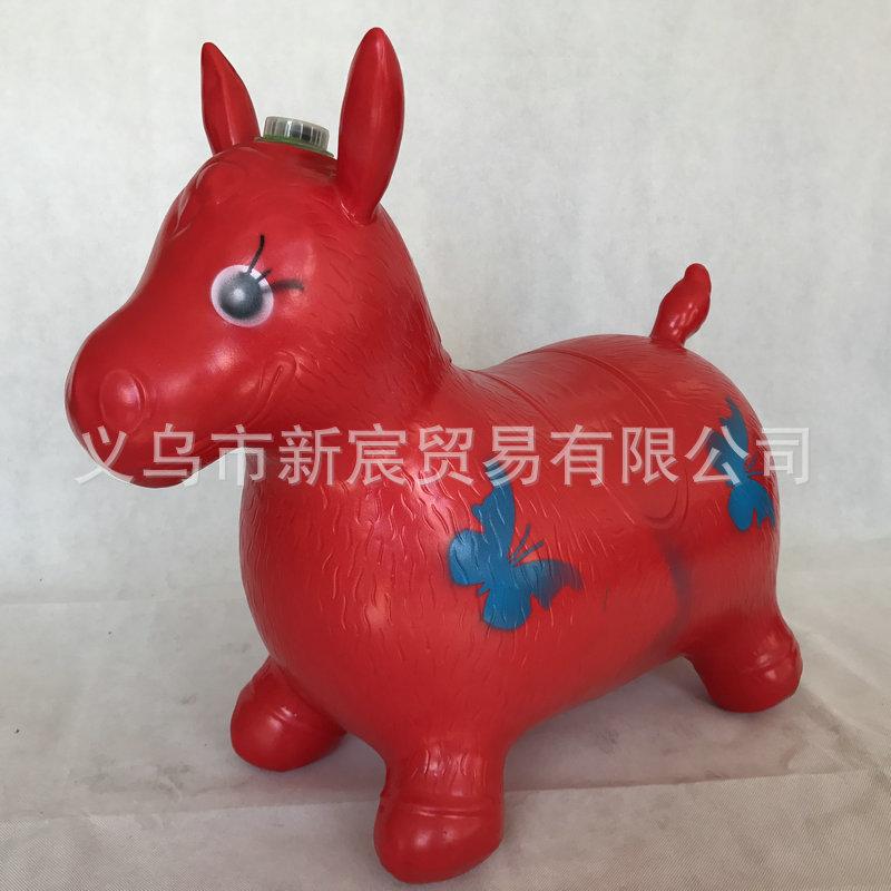 wholesale children's music inflatable toys thick feet large tasteless horse cattle deer thickened explosion-proof jumping horse Item Picture