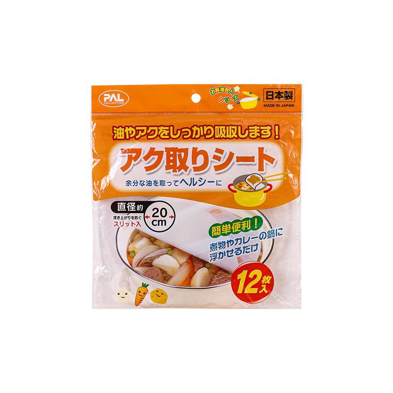 Japanese Imported Soup Oil-Absorbing Sheets Oil Absorbing Film Soup Oil Floating Foam Kitchen Grease Absorbent Cotton Food Oil-Filtering Paper Item Picture