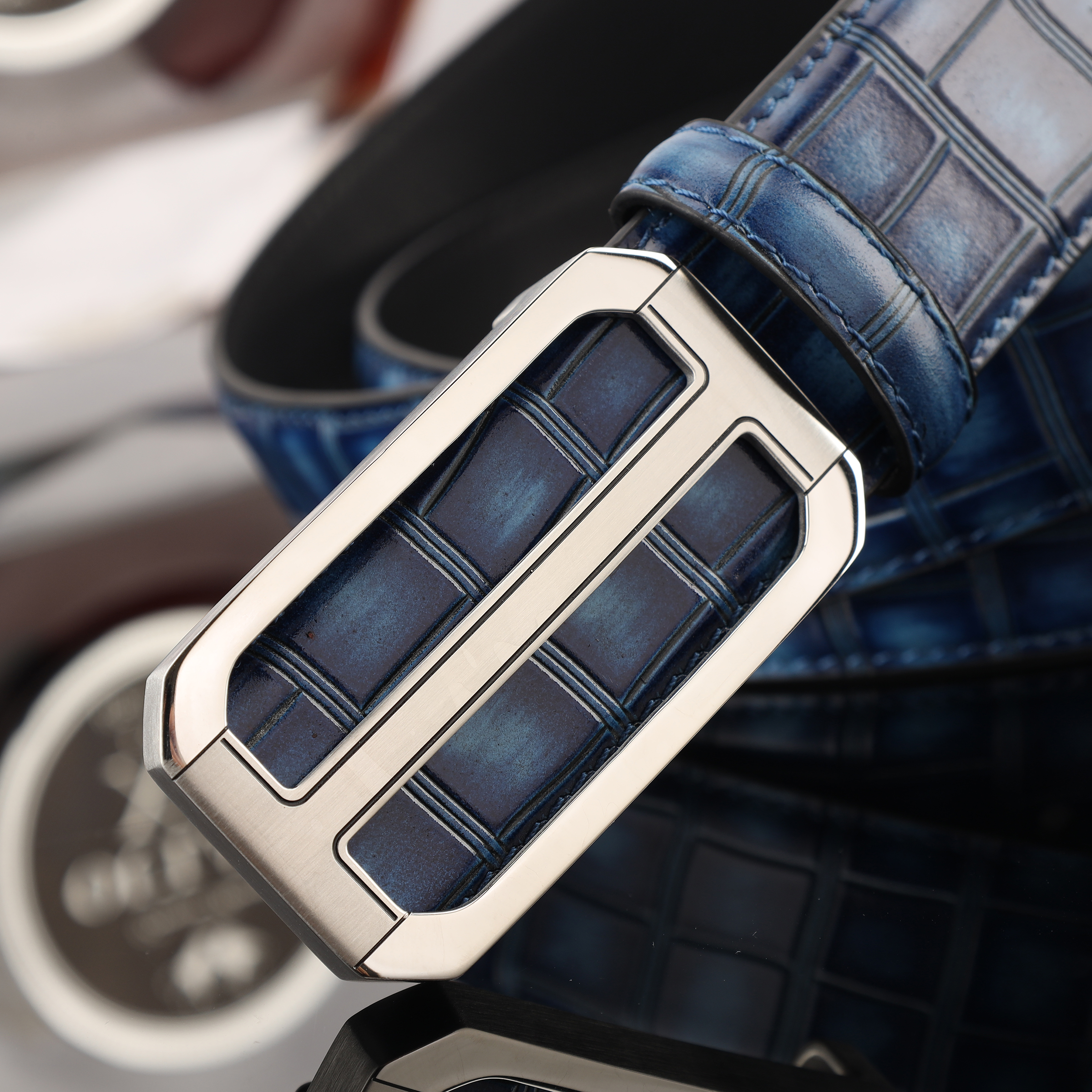 Men's Leather Cowhide Belt Casual Belt Men's Fashion Trend Belt Men's Belt Exquisite Leather Belt Application Scenario