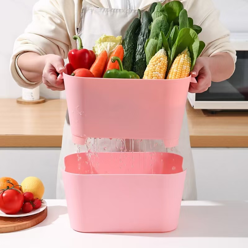 Double-layer vegetable sink Specification image