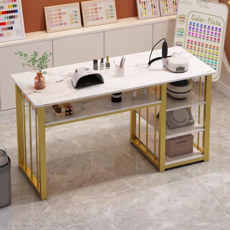 Fashion influencer store special nail art table and chair set, Japanese-style nail art table, single table, InS-style simple nail art table pic 6