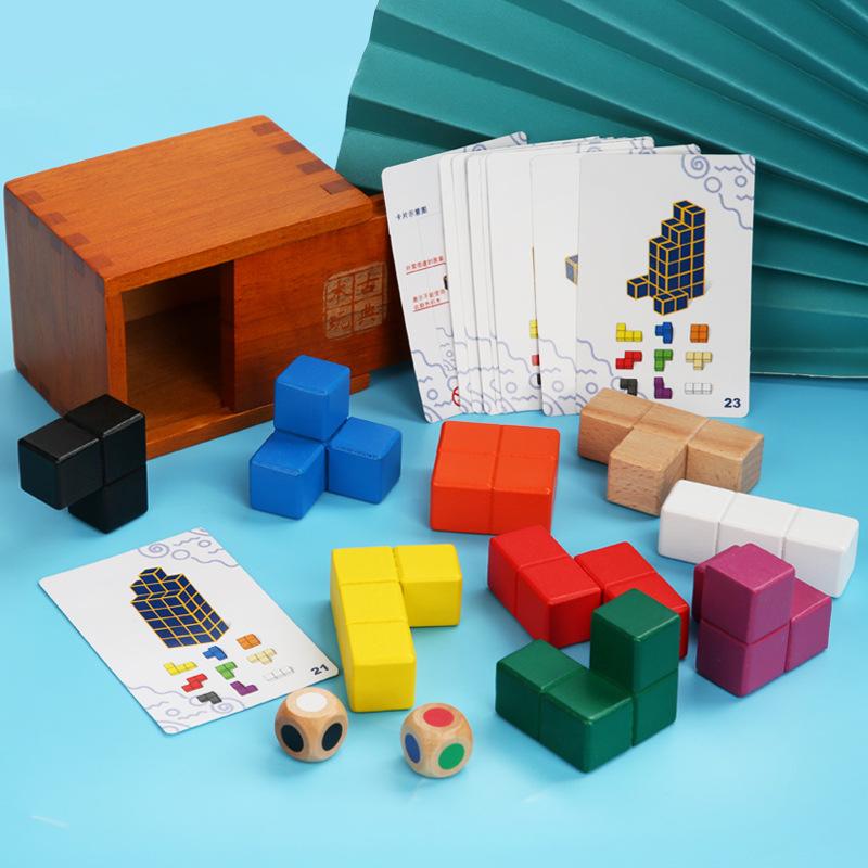 educational toys unlock unlock exercise space thinking ability pandora's box building blocks Specification drawing