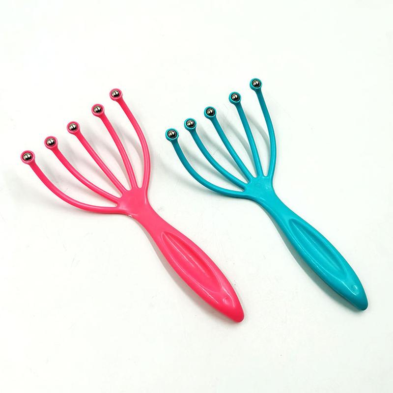 Five-Cw Head Massager Ball Head Massage Tingler Scalp Massager Scratching Device Head Scratching Tool Wholesale