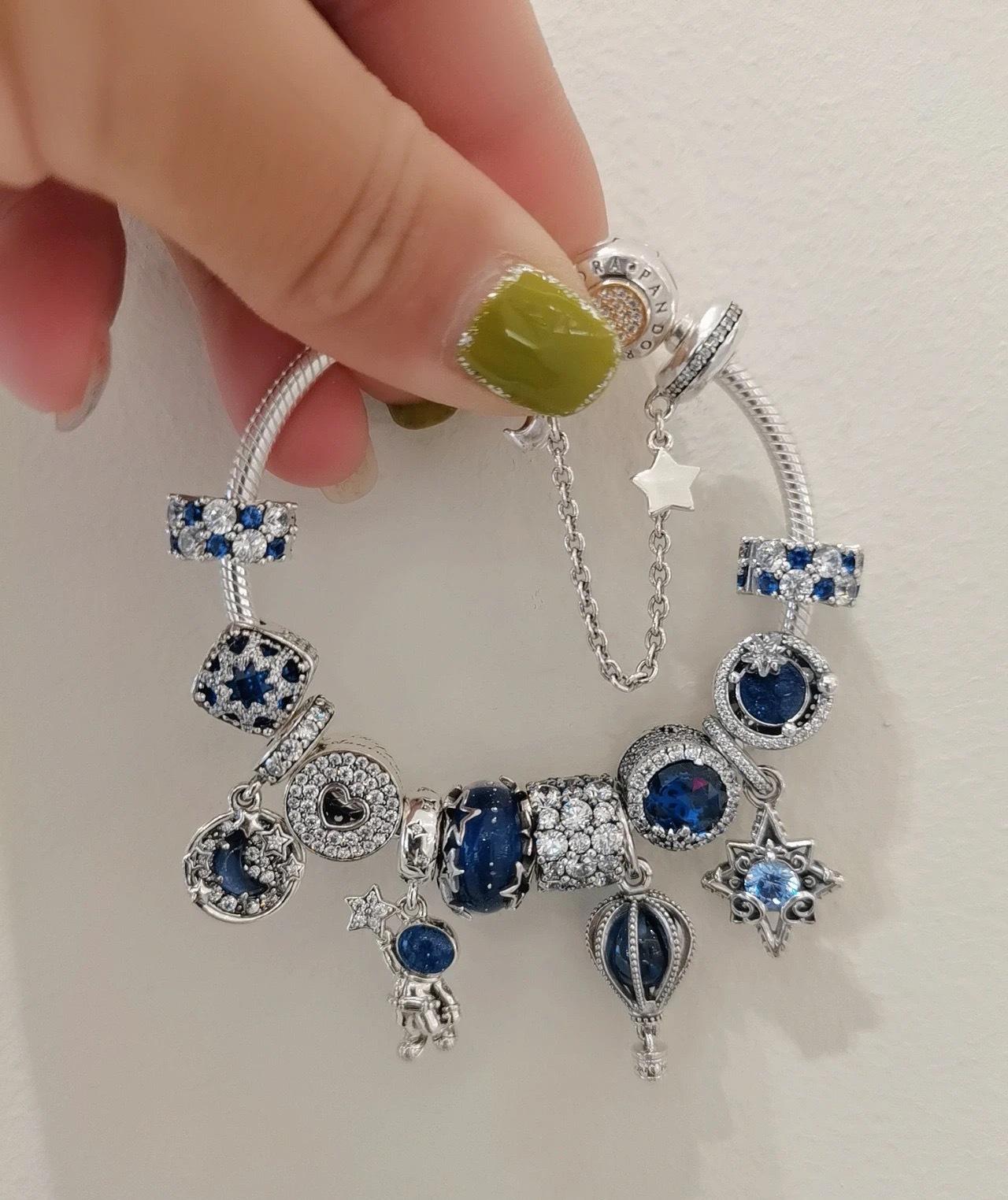 pandora bracelet bracelet set 925 sterling silver astronaut star picking journey star fairy tale bracelet foundry Application Scenario