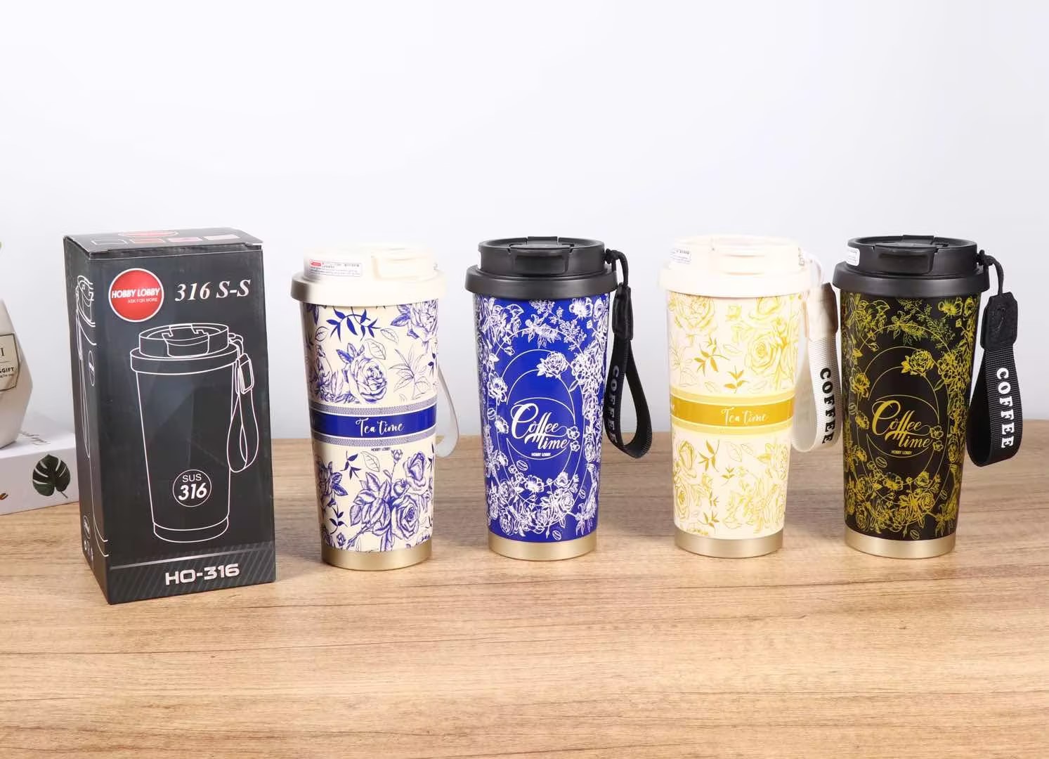 外贸保温杯男女学生手提便携水杯子创意个性潮流大容量简约茶杯