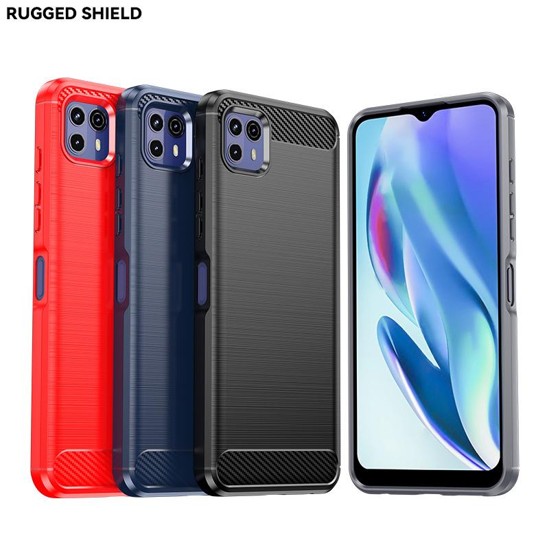 for moto g50/g51 phone case moto g51/g50 5g brushed carbon fiber protective cover soft cover