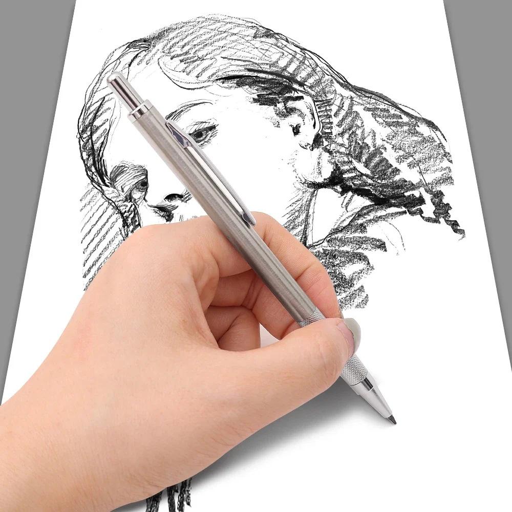 0.3/0.5/0.7/0.9/1.3/2.0mm painting mechanical pencil lead hb resin propelling pencil core replacement Item Picture
