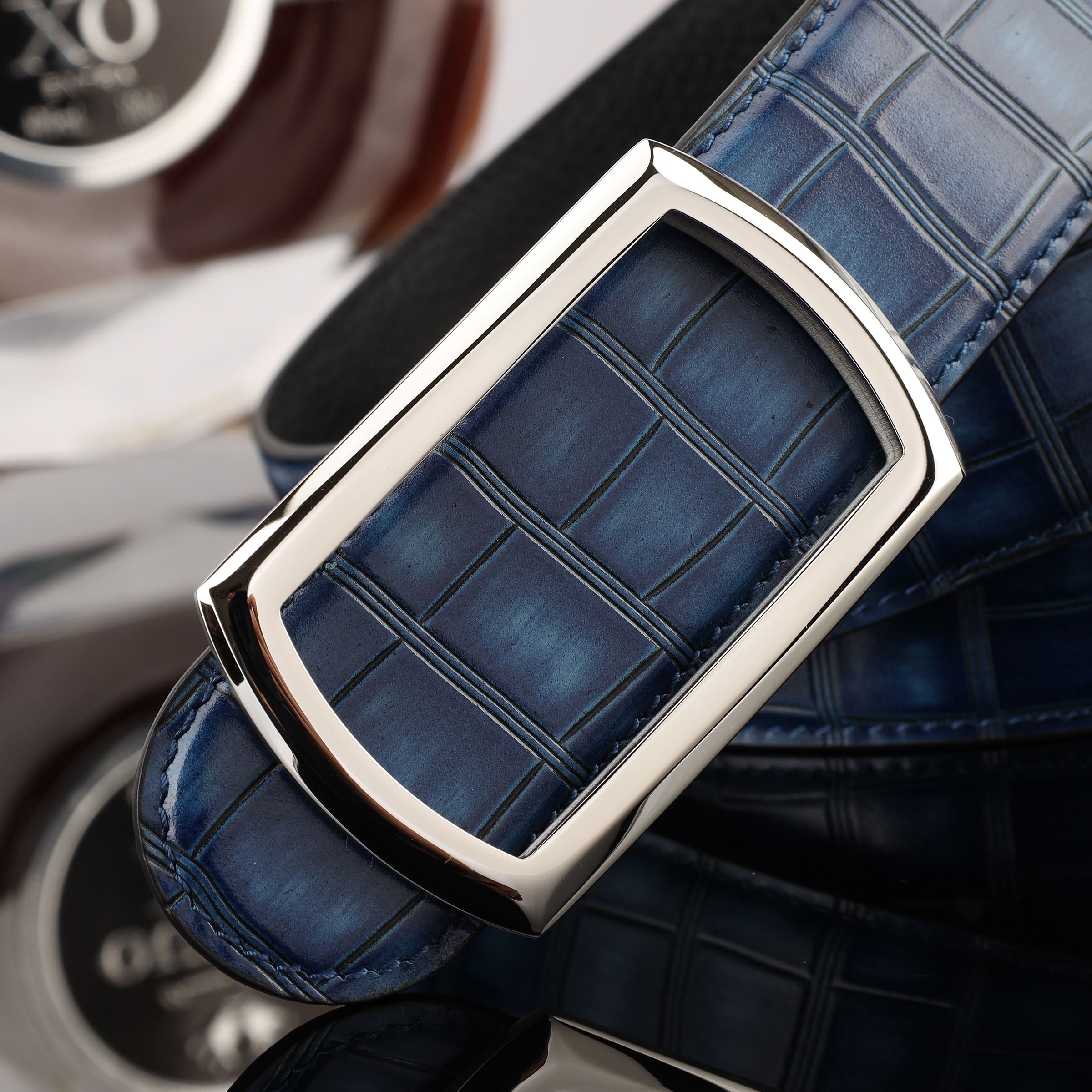 2024 New Men's Leather Cowhide Belt Casual Without Buckle Belt Men's Fashion Comfortable Durable Belt Men's Belt Application Scenario