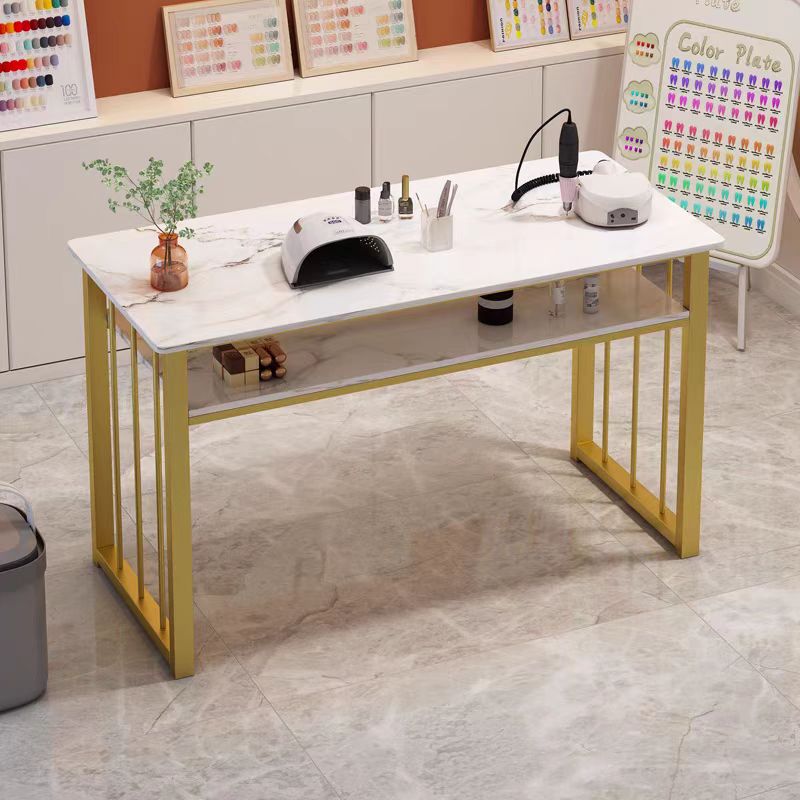 Fashion influencer store special nail art table and chair set, Japanese-style nail art table, single table, InS-style simple nail art table pic 5