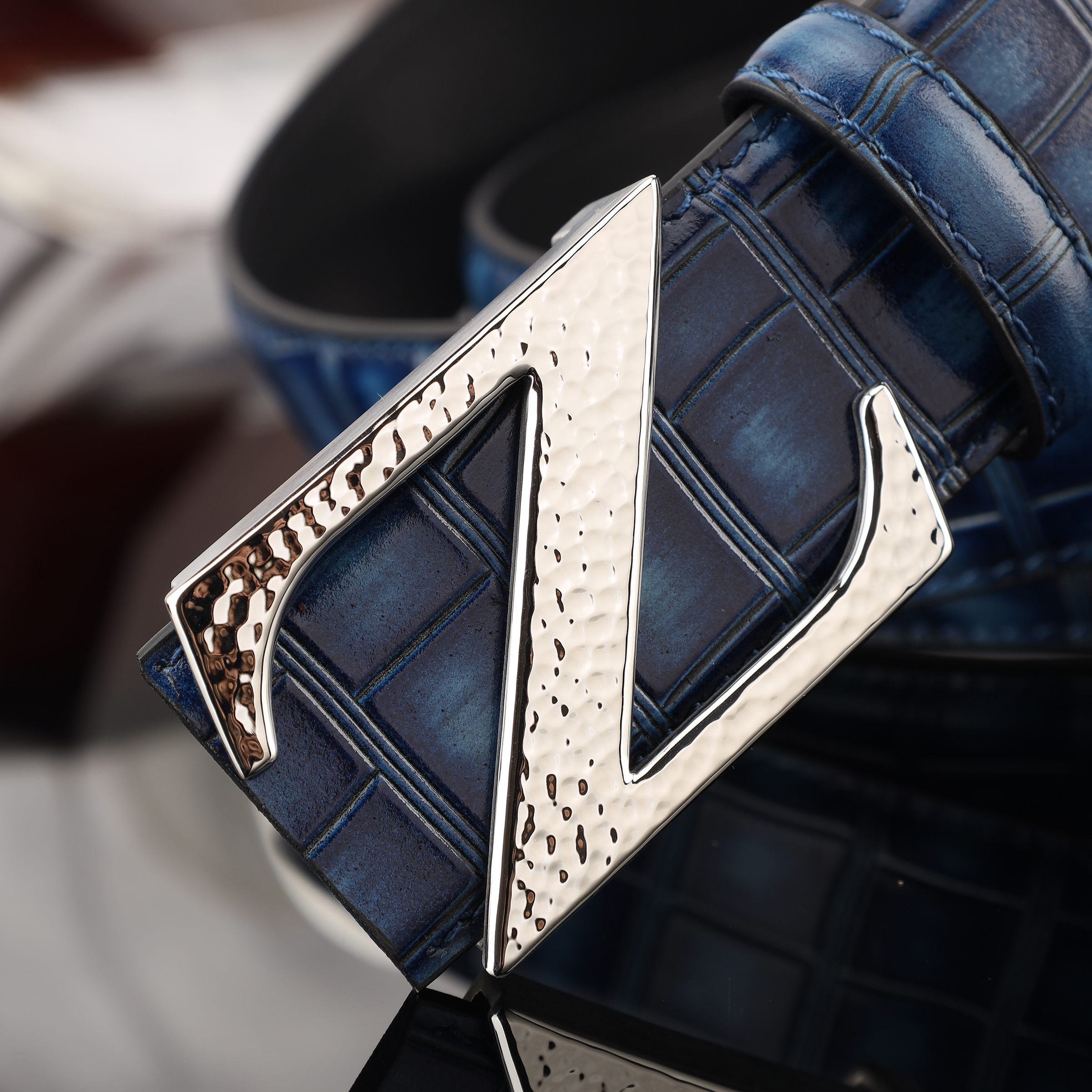 2024 New Men's Leather Cowhide Belt Casual Without Buckle Belt Men's Fashion Comfortable Durable Belt Men's Belt Manufacturers Straight Hair Specification drawing