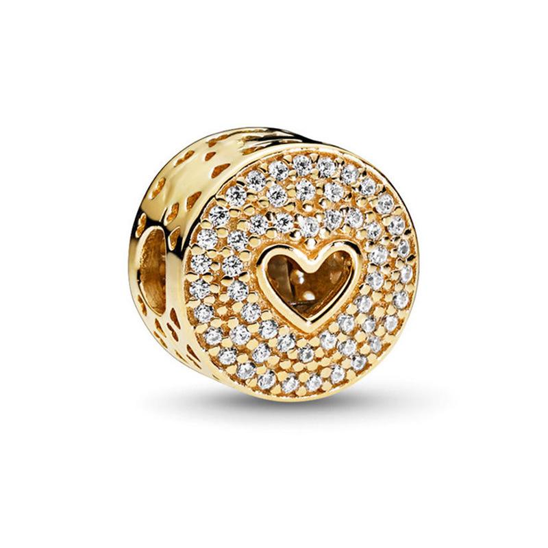 pandora pendant beads wholesale silver-plated gold bee cross-border pendant factory direct supply diy pendant accessories Item Picture