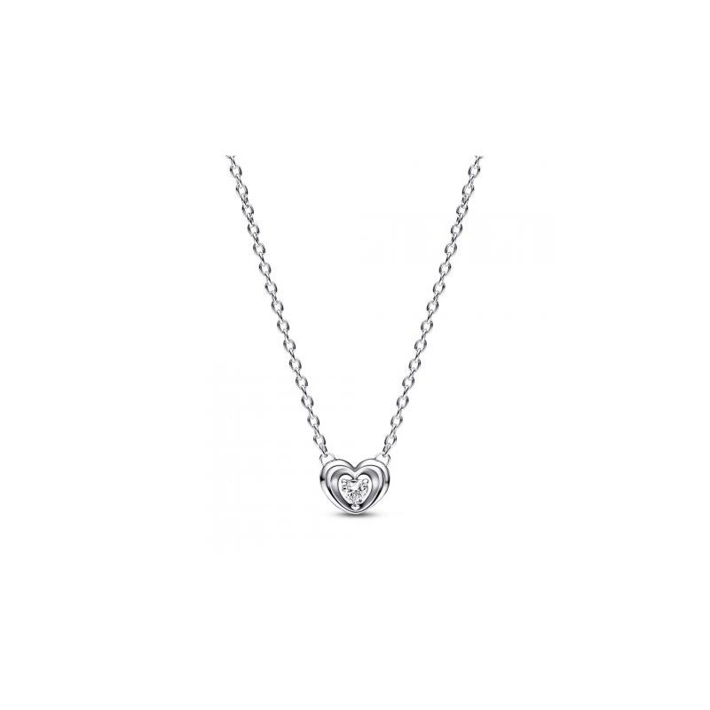 pandora s925 sterling silver valentine's day new feather love necklace pearl xingx couple diy necklace Application Scenario