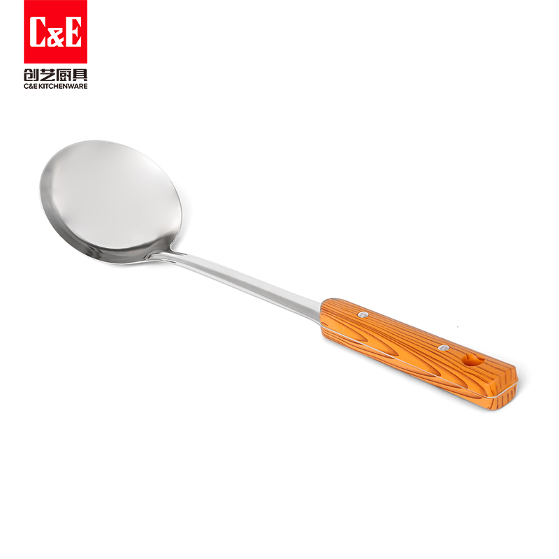 C&E Creative's new stainless steel spatulas, soup spoons, strainers, rice spoons, non-stick stir-frying spatulas, for kitchen and household use details Picture