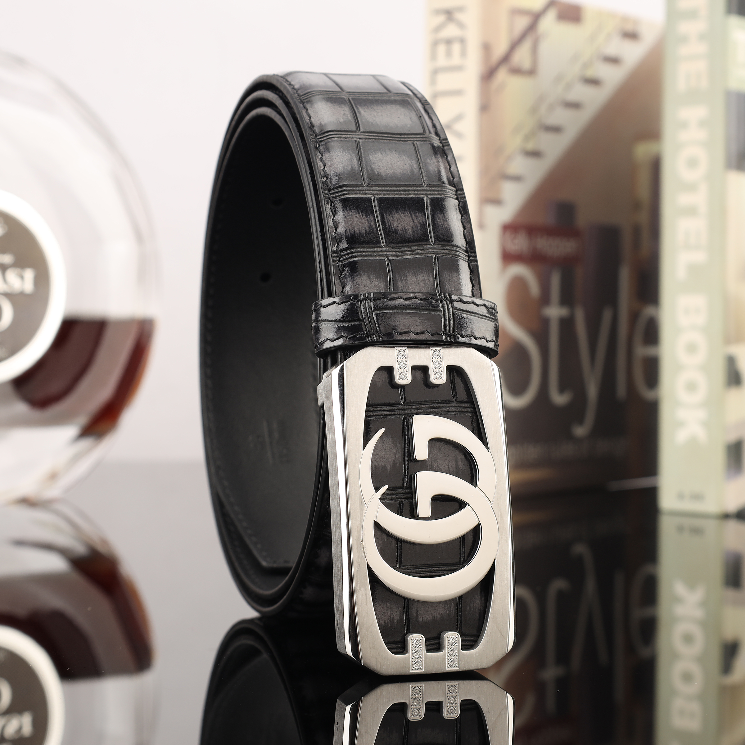 Men's Leather Cowhide Belt Casual Belt Men's Fashion Trend Belt Men's Belt Exquisite Comfort Belt Leather Cowhide Belt