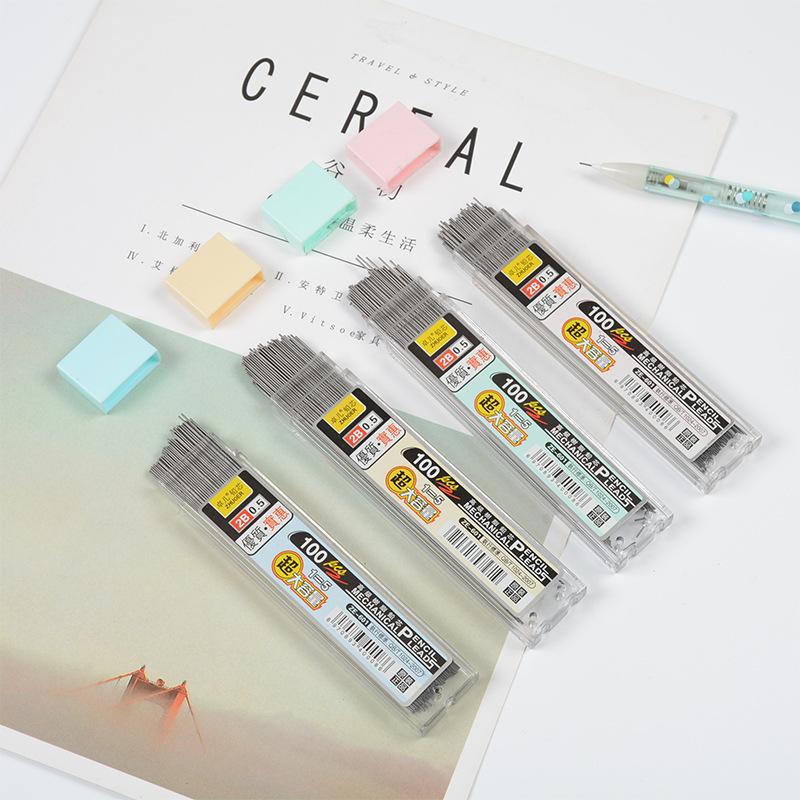 mechanical pencil replacement lead super large capacity 2b pencil refill 0.50.7 mechanical pencil lead student stationery wholesale full figure