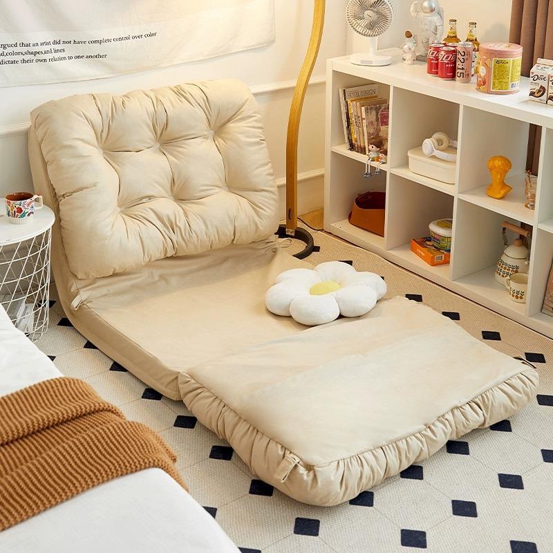 lazy sofa reclining sleeping bed adjustable armchair bedroom balcony double tatami folding sofa bed