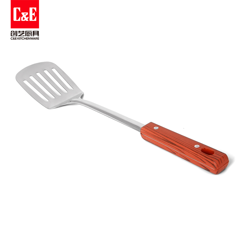 C&E Creative stainless steel spatulas, soup spoons, strainers, rice spoons, cooking spatulas, kitchenware for household use Application Scenario