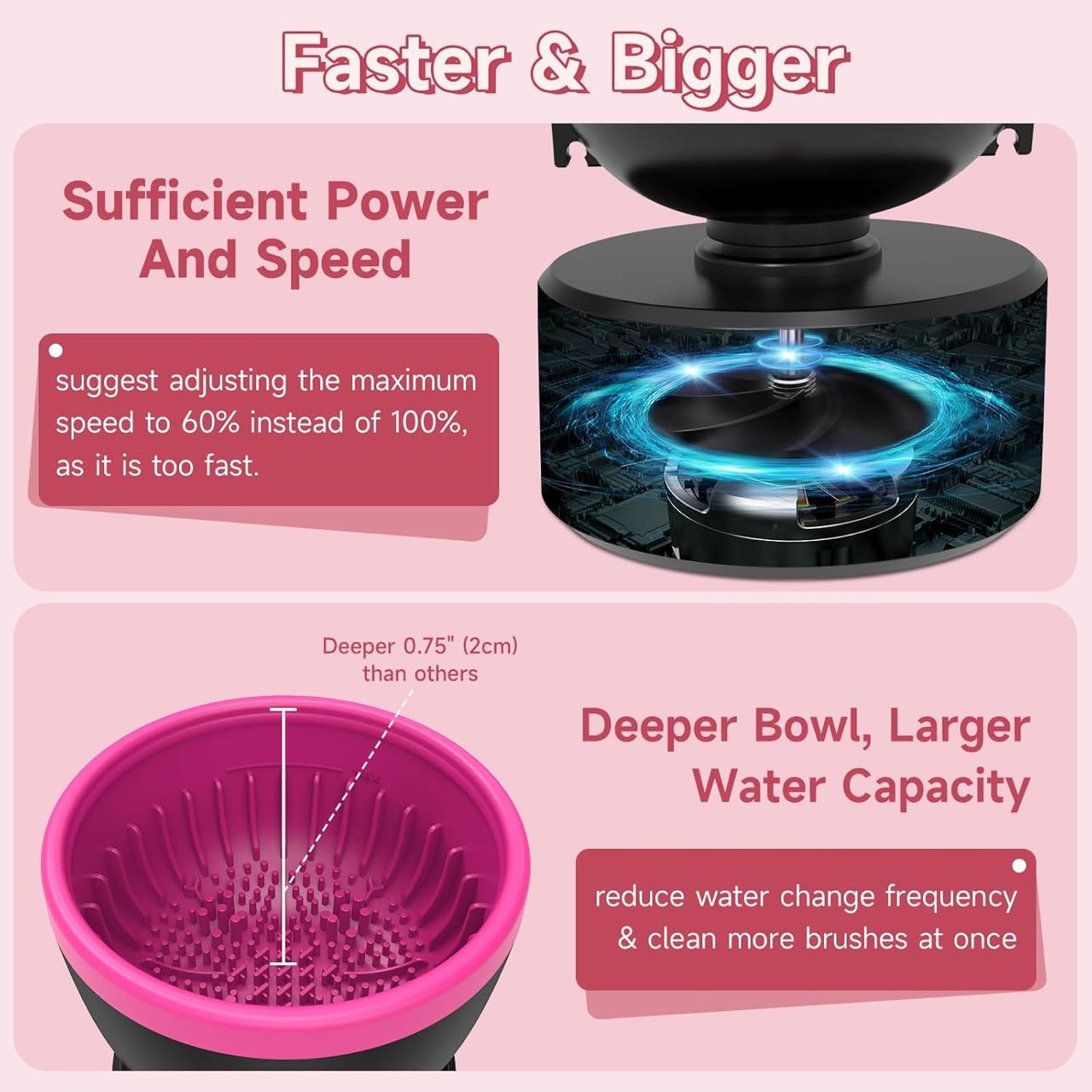 All-in-one makeup brush cleaner for drying and spinning Application Scenario