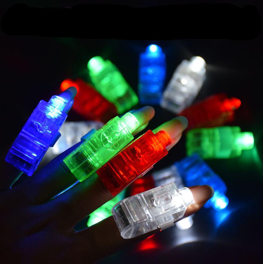 colorful finger lights/luminous toy led finger laser light ring light luminous ring