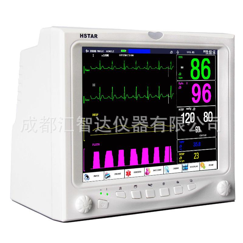 for export medical devices dj-12 multi-parameter monitor 12-inch portable bedside monitor patient monitor